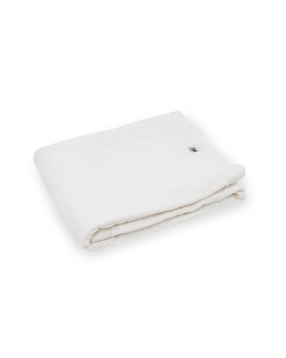 Little Unicorn Organic Cotton Muslin Baby Quilt | White