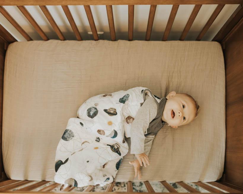 Little Unicorn Cotton Muslin Quilted Sleep Bag | Planetary