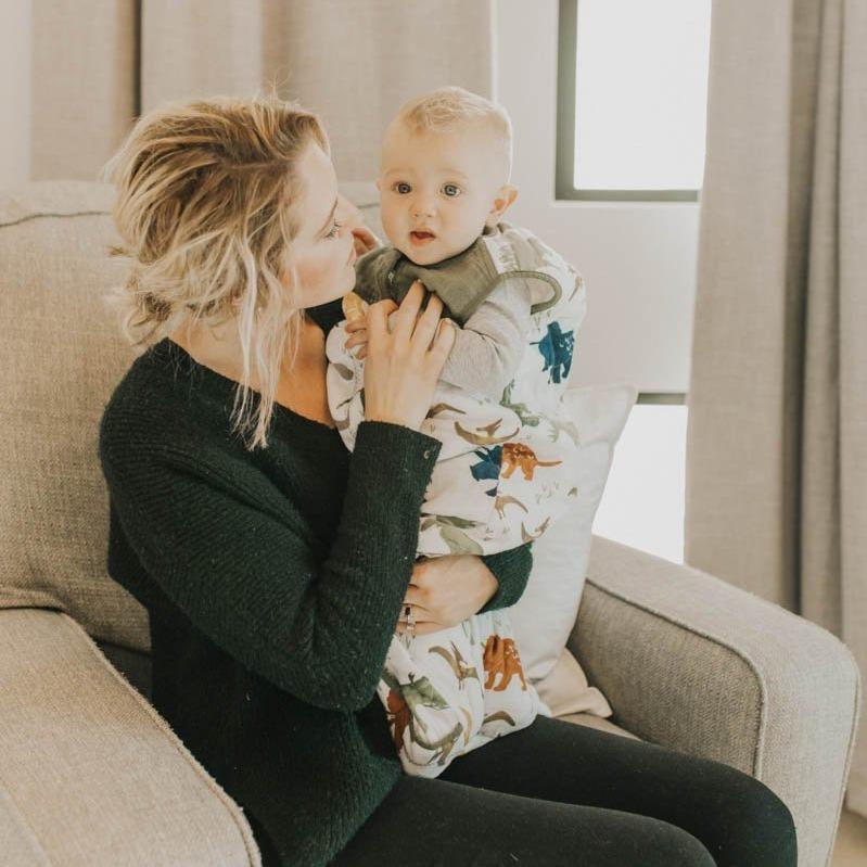 Little Unicorn Cotton Muslin Quilted Sleep Bag | Dino Friends