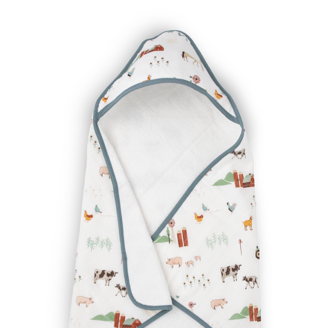 Little Unicorn Infant Hooded Towel | Farmyard