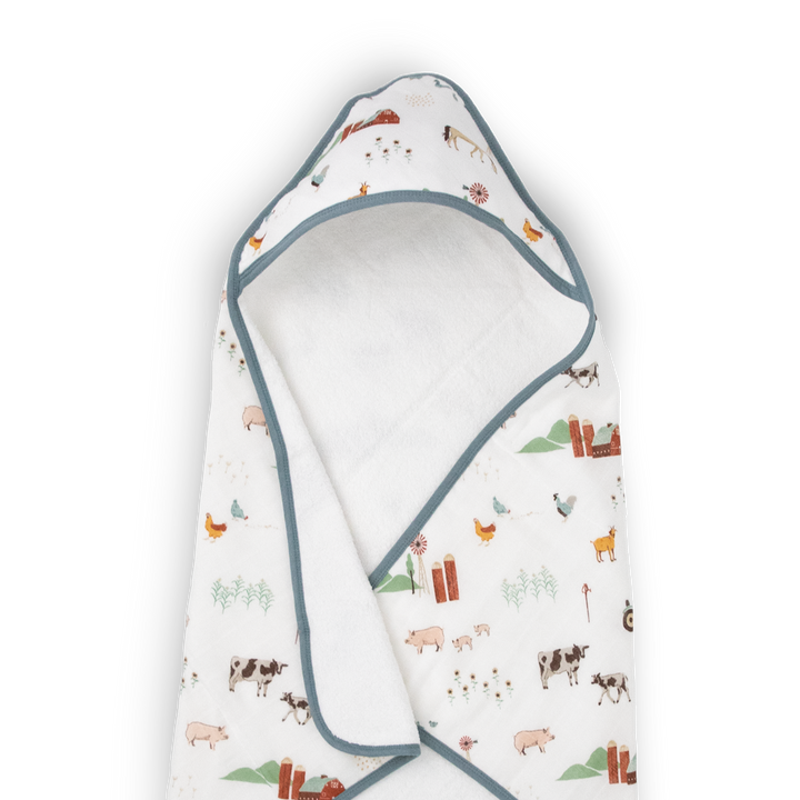 Little Unicorn Infant Hooded Towel | Farmyard