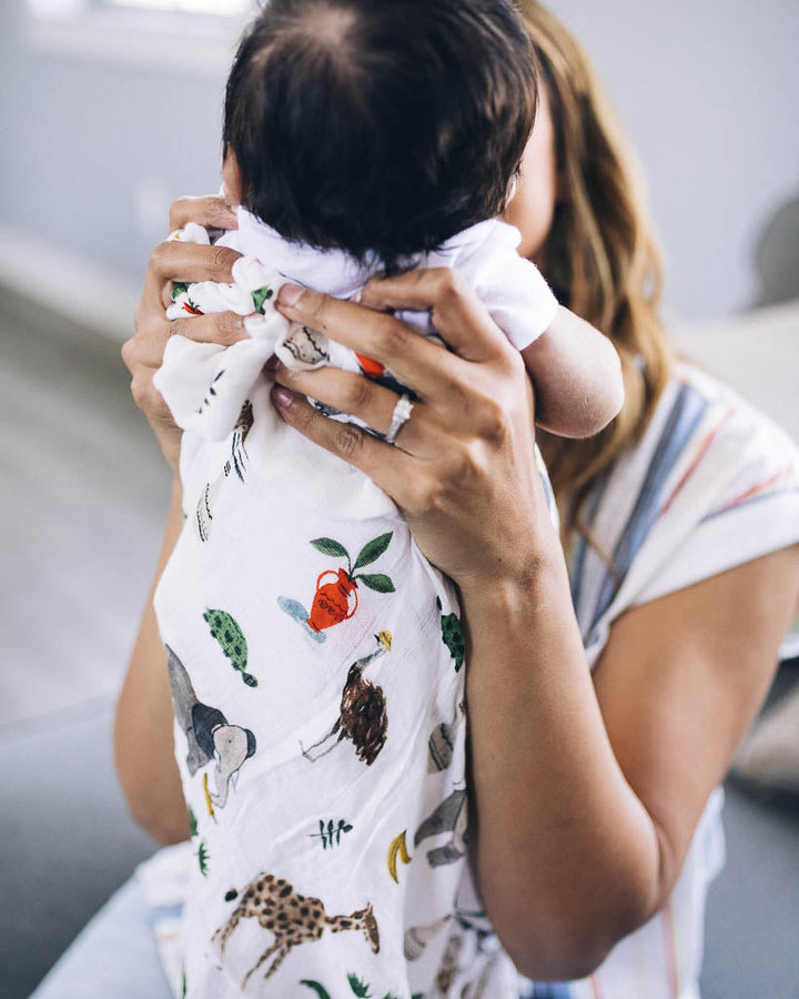 Little Unicorn Deluxe Muslin Swaddle Blanket | Safari Social