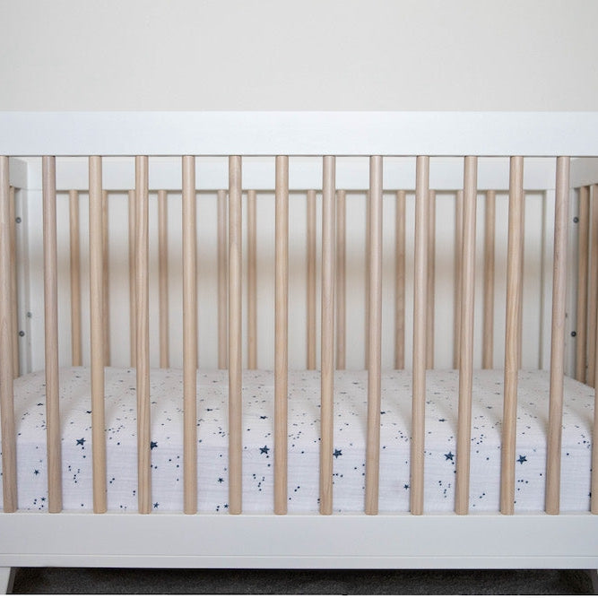 Little Unicorn Cotton Muslin Crib Sheet | Shooting Stars