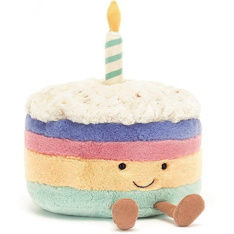 Jellycat Amuseable Rainbow Birthday Cake Large