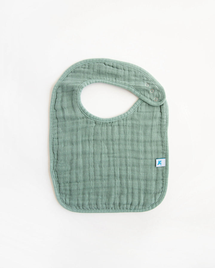 Little Unicorn Cotton Muslin Classic Bib 3 Pack | Tropical Leaf