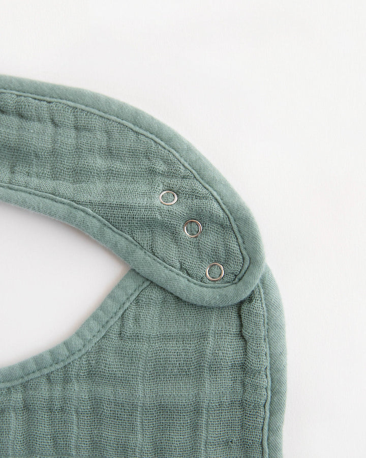 Little Unicorn Cotton Muslin Classic Bib 3 Pack | Tropical Leaf