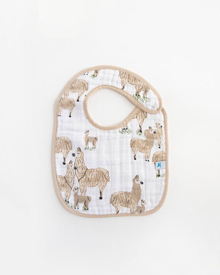 Little Unicorn Cotton Muslin Classic Bib 3 Pack | Llama Llama