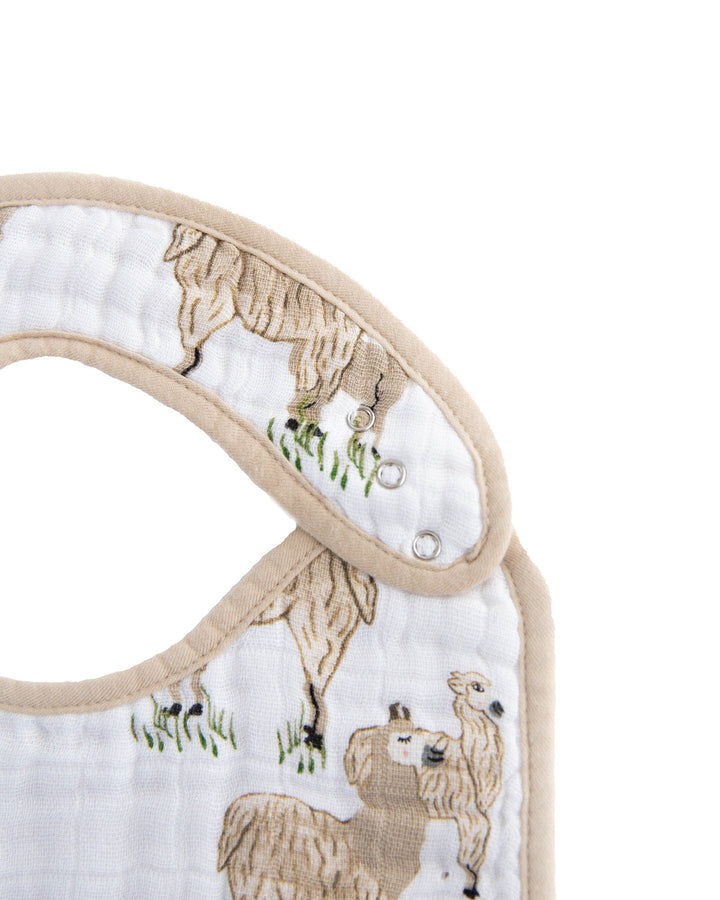 Little Unicorn Cotton Muslin Classic Bib 3 Pack | Llama Llama