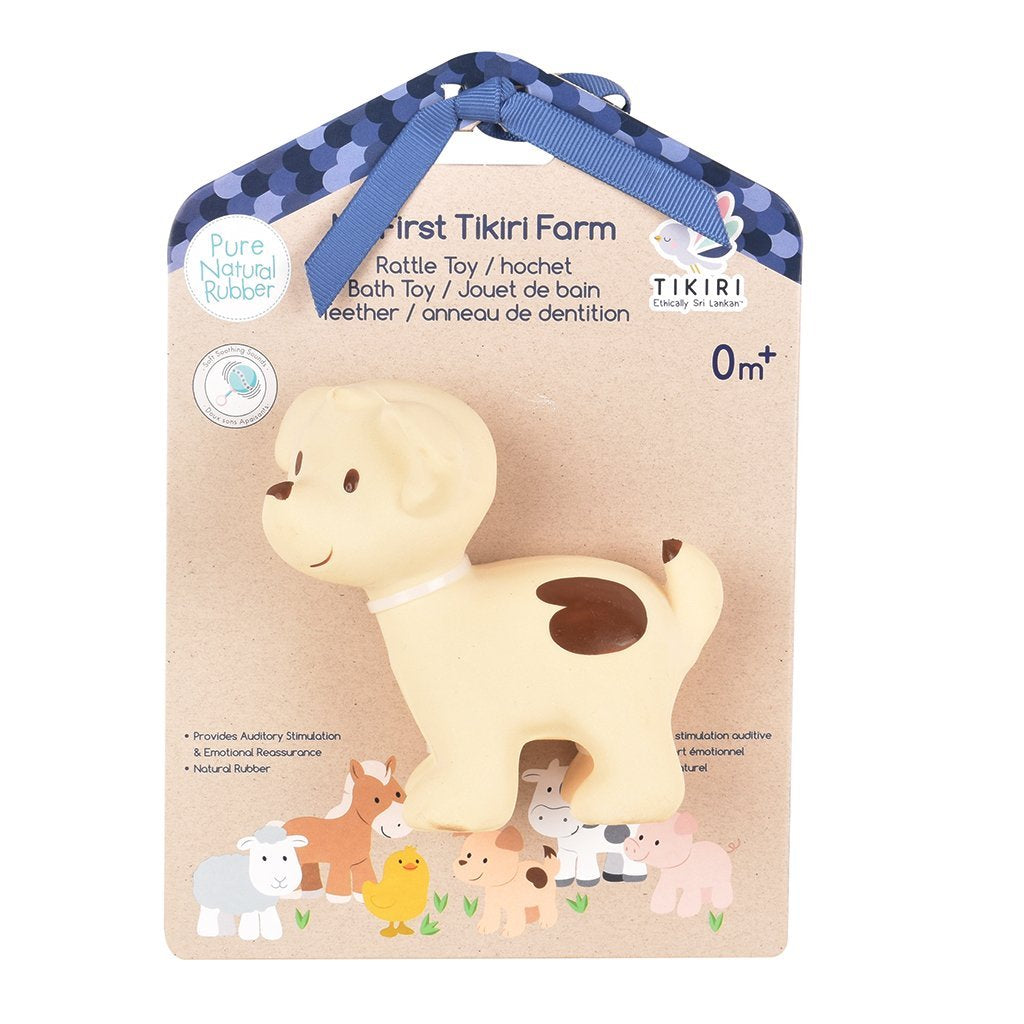 Tikiri Puppy Rattle Toy
