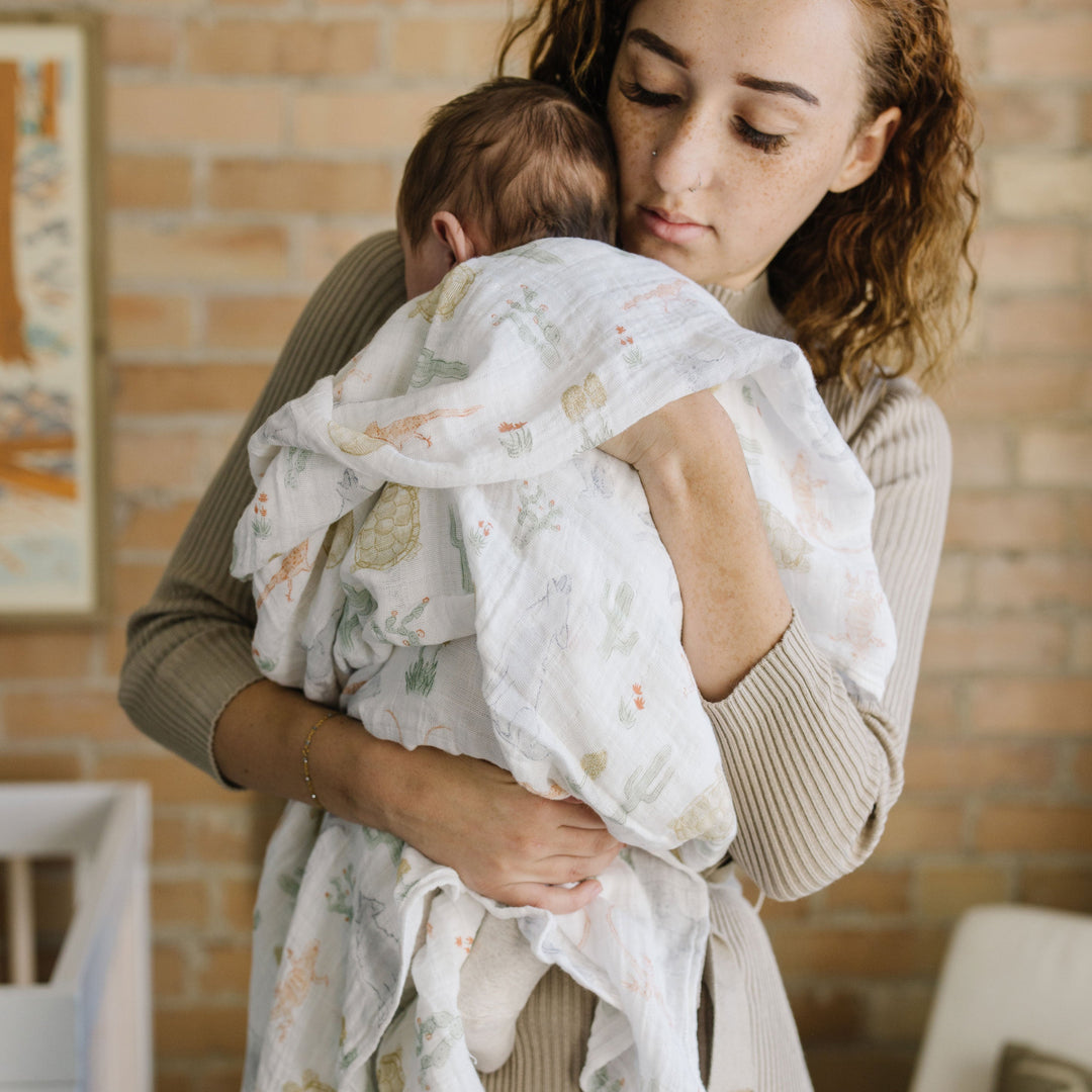 Little Unicorn Cotton Muslin Swaddle Blanket 3-Pack | Desert Night