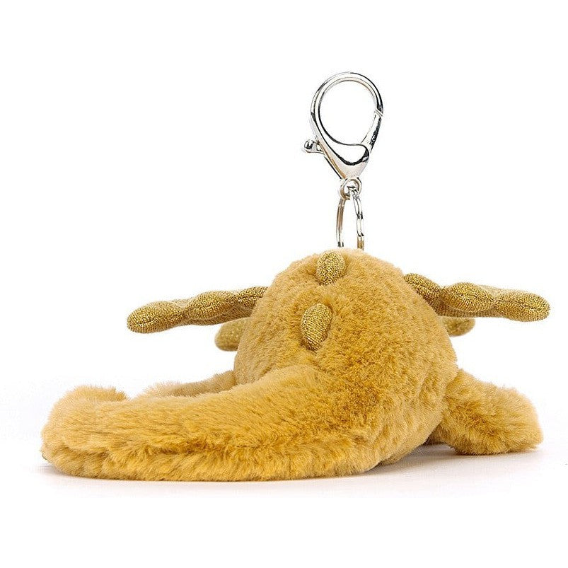 Jellycat Golden Dragon Bag Charm