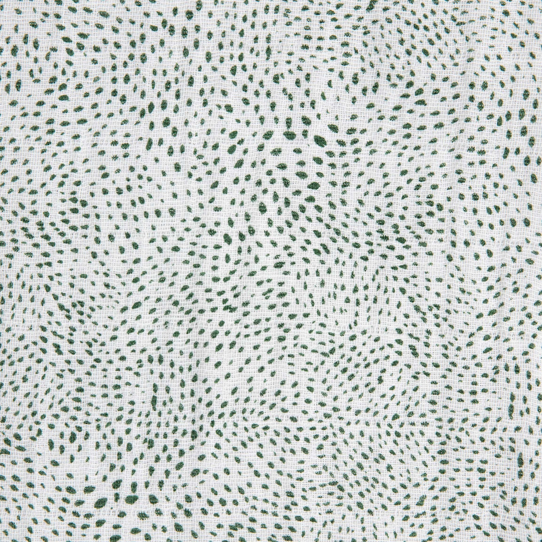 Little Unicorn Cotton Muslin Swaddle Blanket | Green Seed