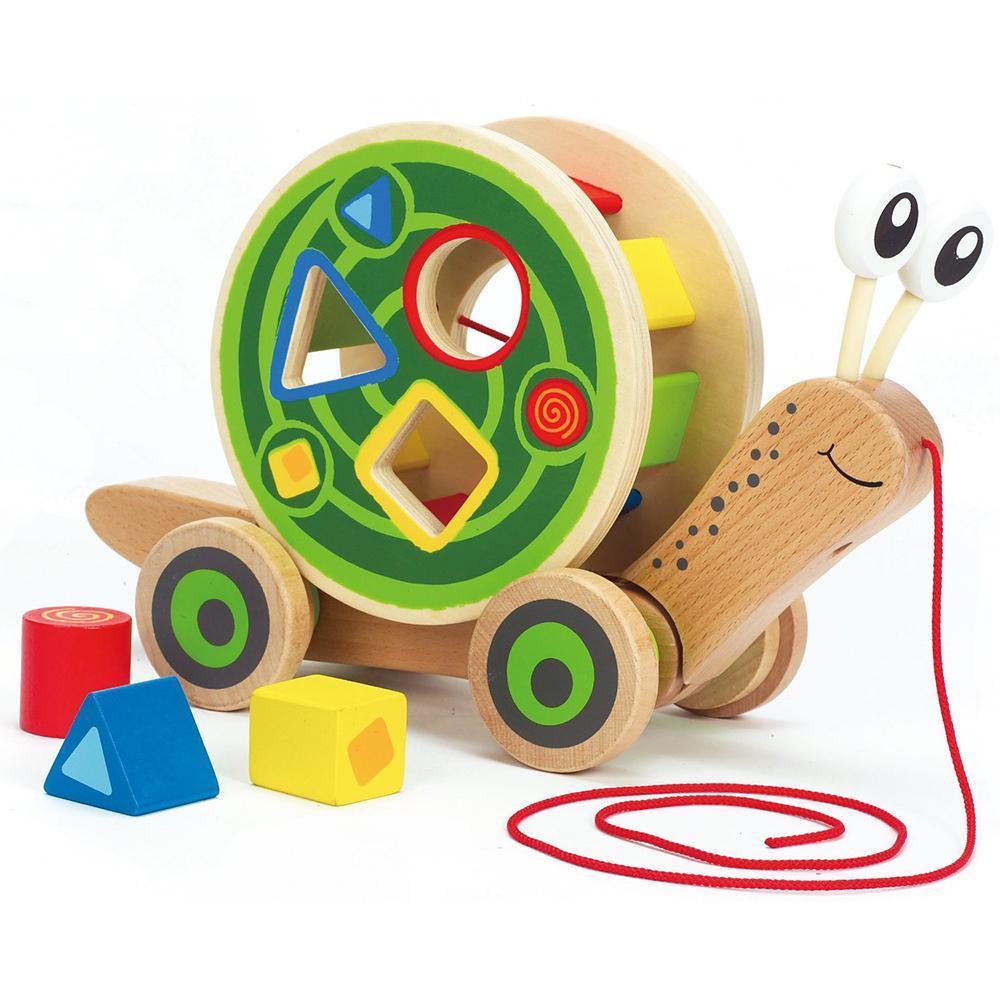 Hape Walk-Along Snail Shape Sorter