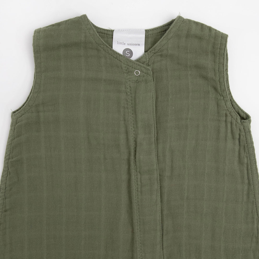 Little Unicorn Cotton Muslin Sleep Bag | Fern