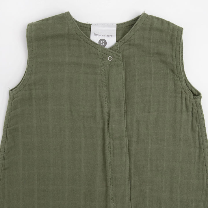 Little Unicorn Cotton Muslin Sleep Bag | Fern