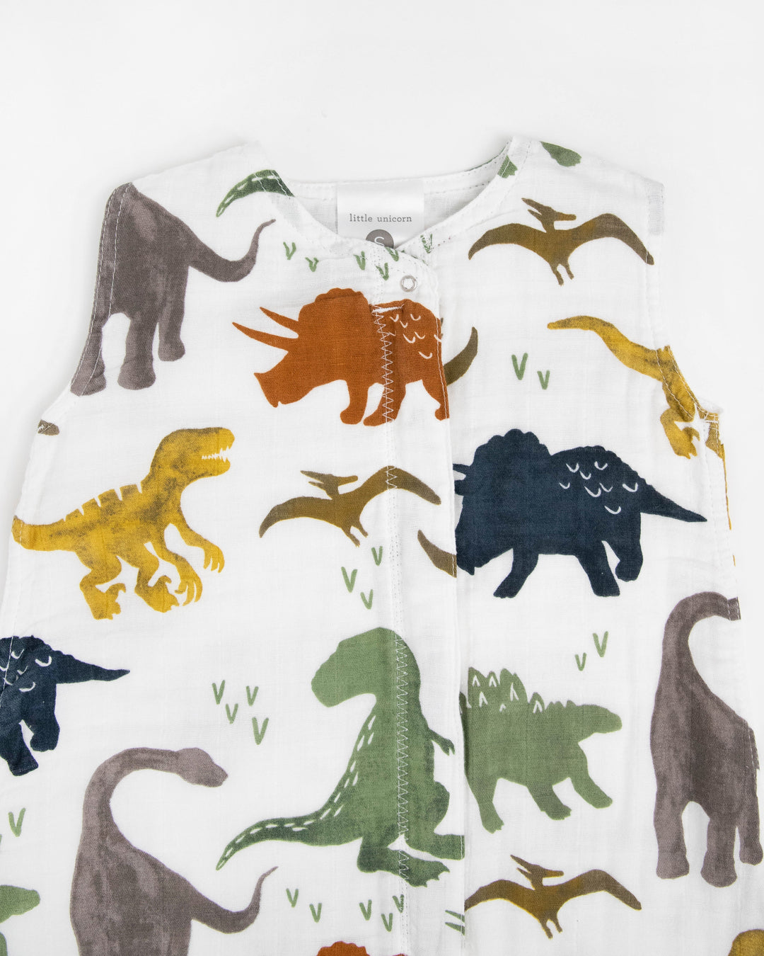 Little Unicorn Cotton Muslin Sleep Bag | Dino Friends