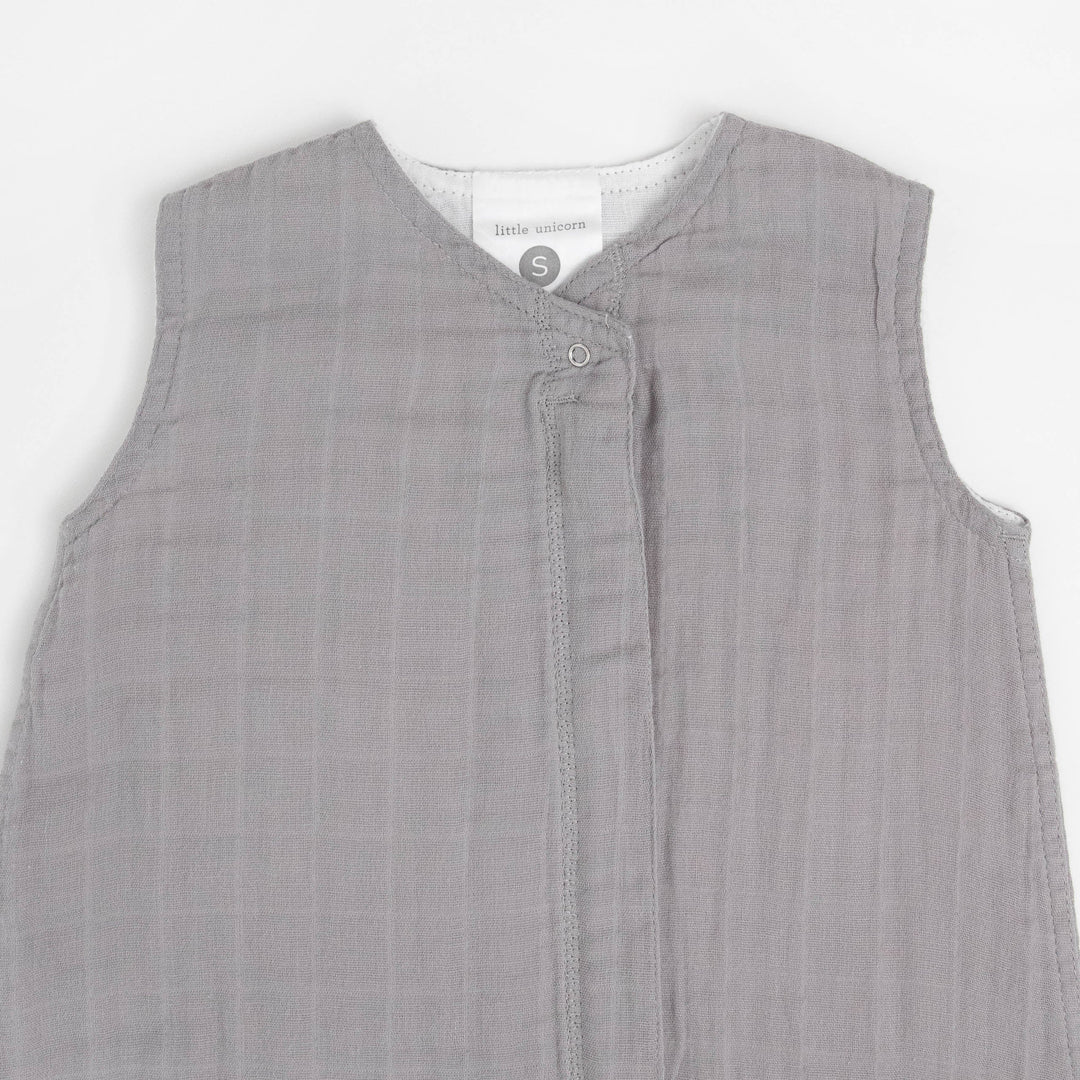 Little Unicorn Cotton Muslin Sleep Bag | Nickel