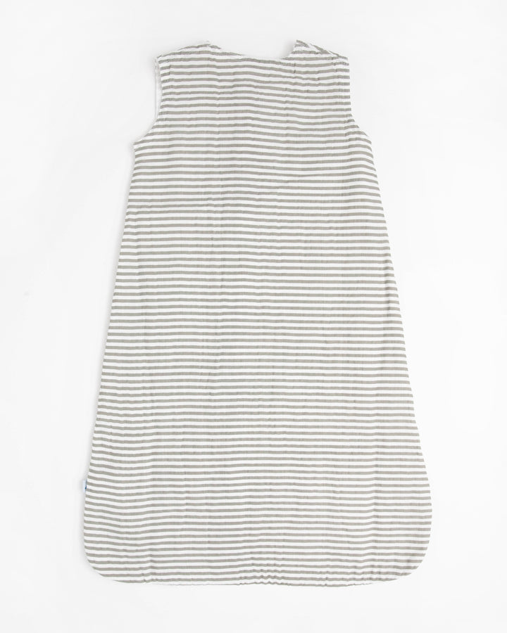 Little Unicorn Cotton Muslin Sleep Bag | Grey Stripe