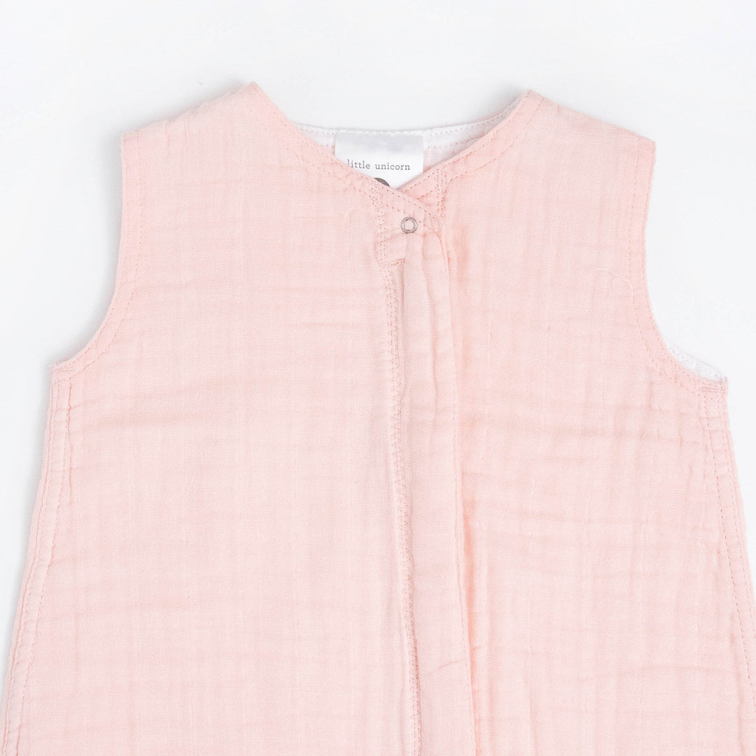 Little Unicorn Cotton Muslin Sleep Bag | Rose Petal