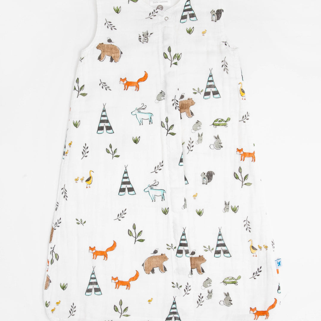 Little Unicorn Cotton Muslin Sleep Bag | Forest Friends