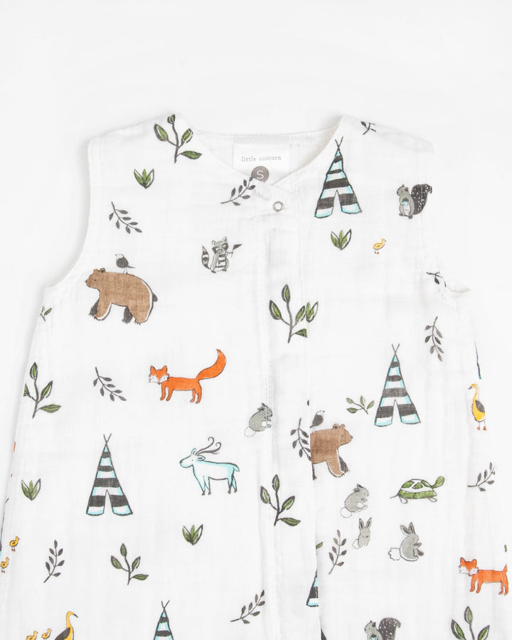 Little Unicorn Cotton Muslin Sleep Bag | Forest Friends