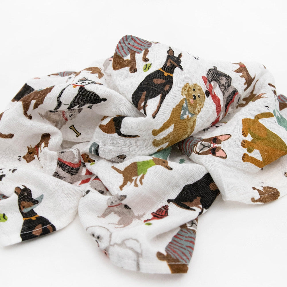 Little Unicorn Cotton Muslin Squares 4 Pack | Woof