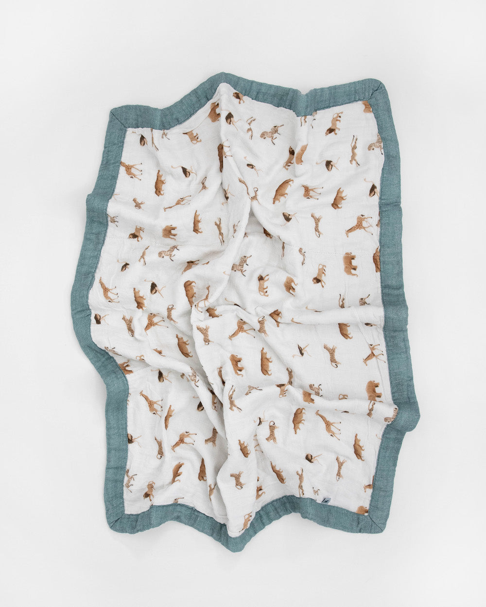 Little Unicorn Organic Cotton Muslin Baby Quilt | Animal Crackers
