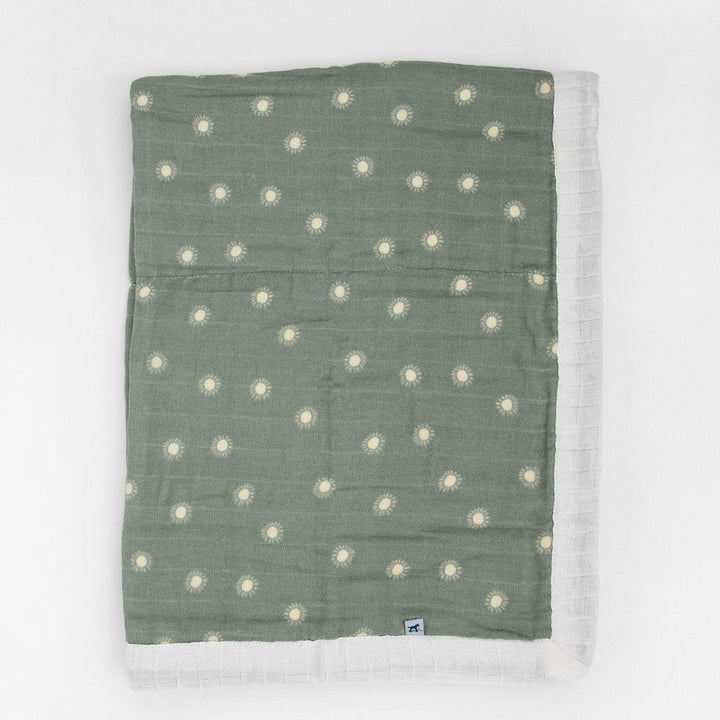 Little Unicorn Organic Cotton Muslin Baby Quilt | Sage Suns 2