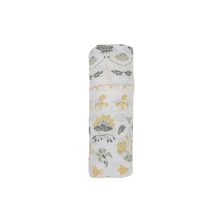 Little Unicorn Deluxe Muslin Swaddle Blanket | Heirloom Floral