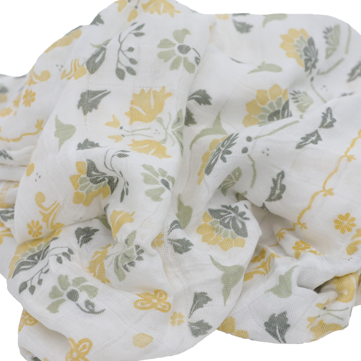 Little Unicorn Deluxe Muslin Swaddle Blanket | Heirloom Floral