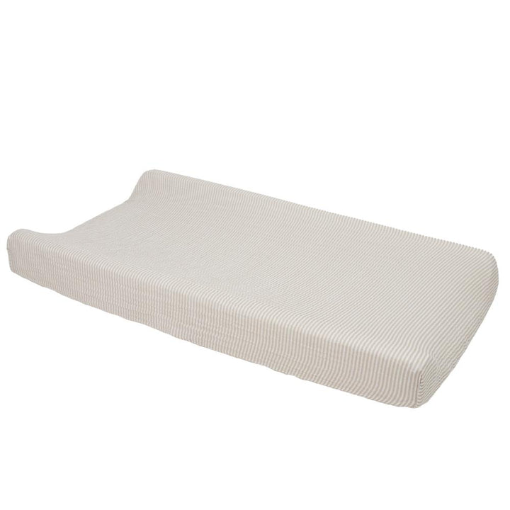 Little Unicorn Organic Cotton Muslin Changing Pad Cover | Sand Stripe