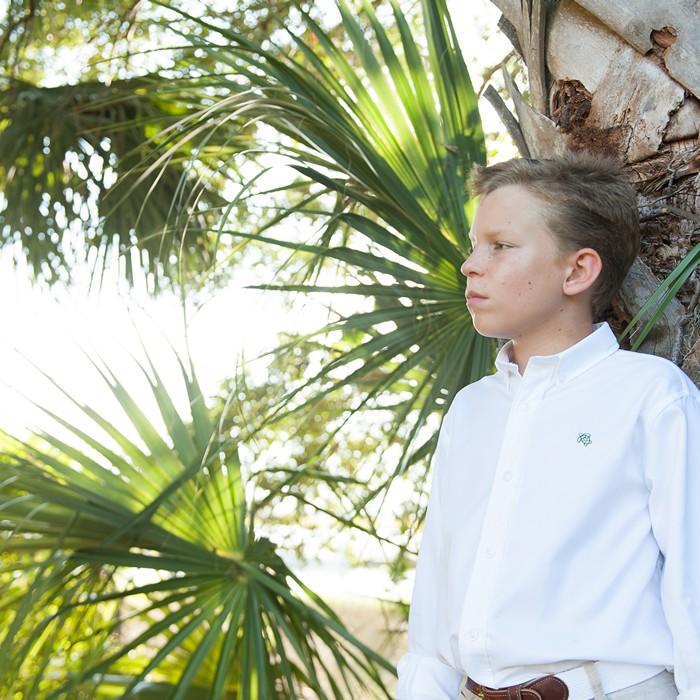 J. Bailey Roscoe Button Down Shirt-White Oxford