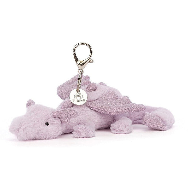 Jellycat Lavender Dragon Bag Charm