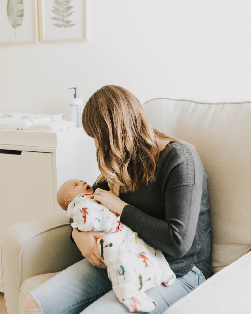 Little Unicorn Deluxe Muslin Swaddle Blanket | Air Show