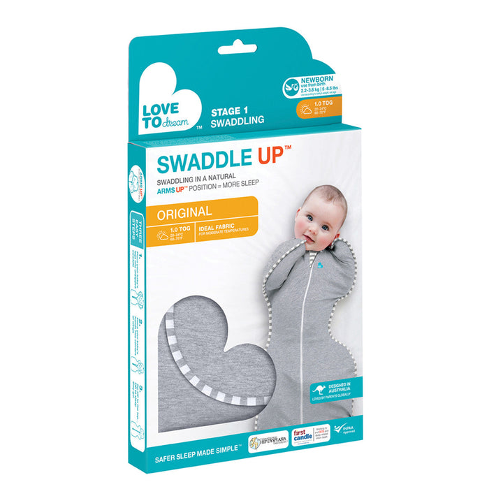 Love To Dream Original Swaddle Up | Grey