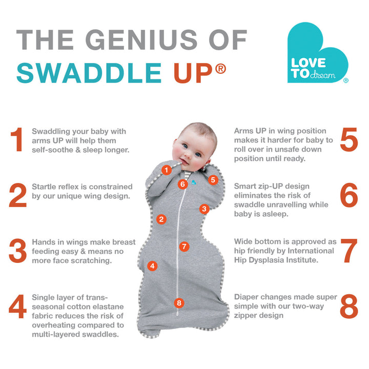 Love To Dream Original Swaddle Up | Dusty Pink