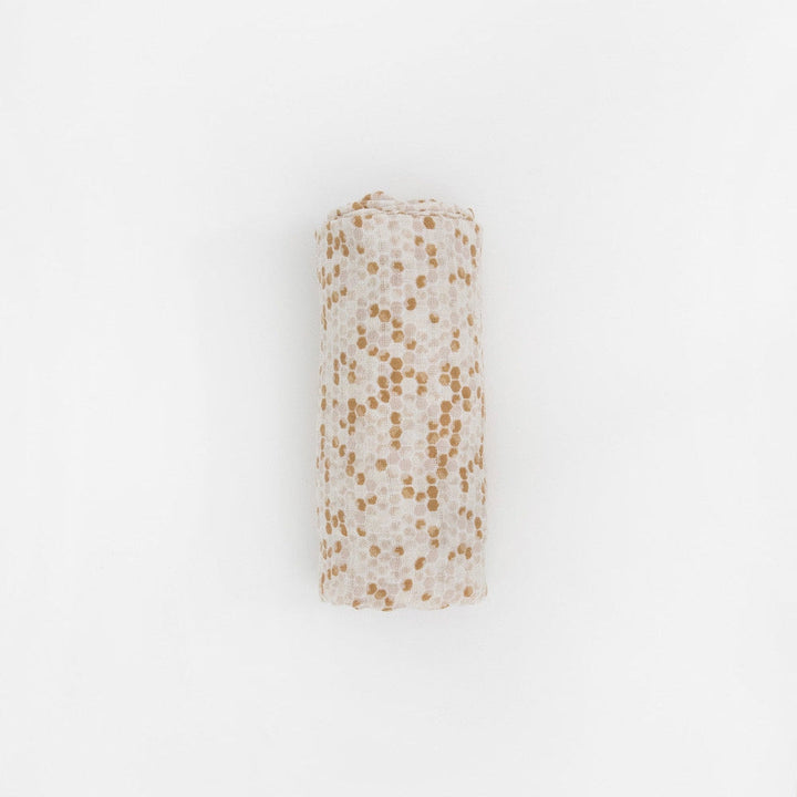 Little Unicorn Cotton Muslin Swaddle Blanket | Honeycomb