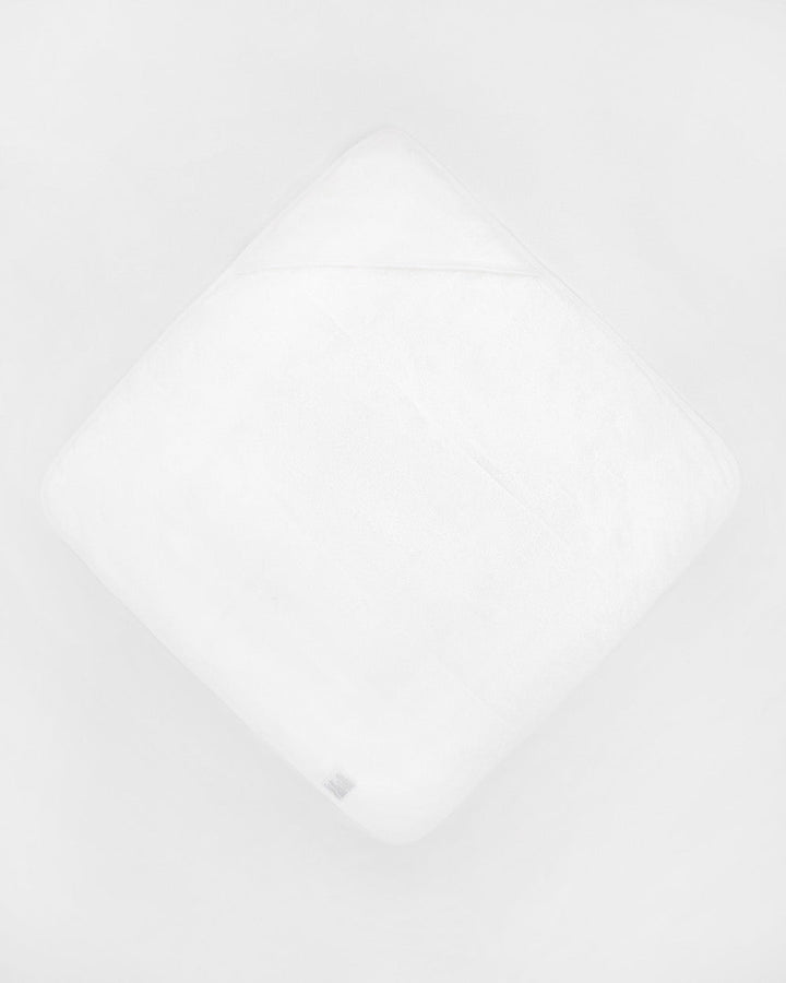 Little Unicorn Infant Hooded Towel | White