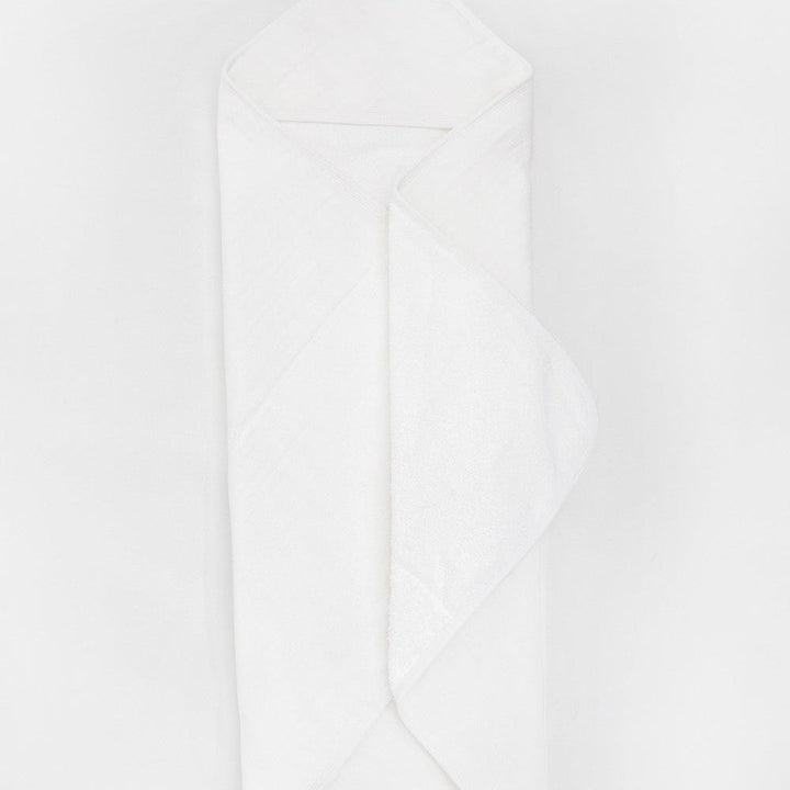 Little Unicorn Infant Hooded Towel | White