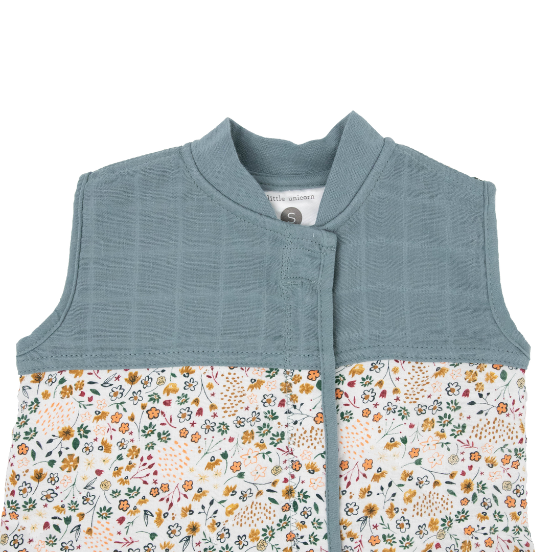 Little Unicorn Cotton Muslin Quilted Sleep Bag | Pressed Petals