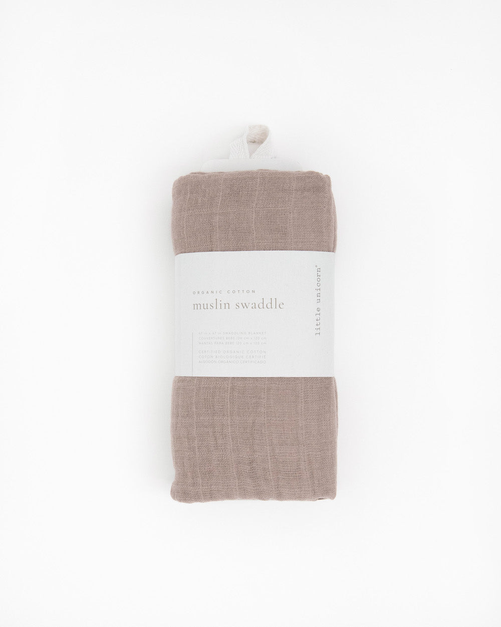 Little Unicorn Organic Cotton Muslin Swaddle Blanket | Driftwood