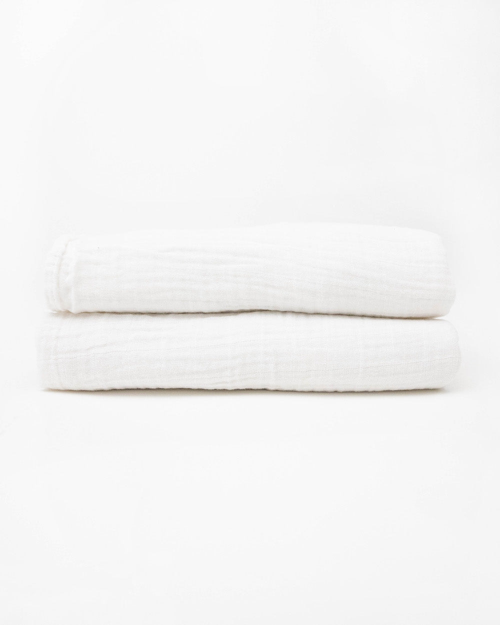 Little Unicorn Organic Cotton Muslin Swaddle Blanket 2 Pack | White