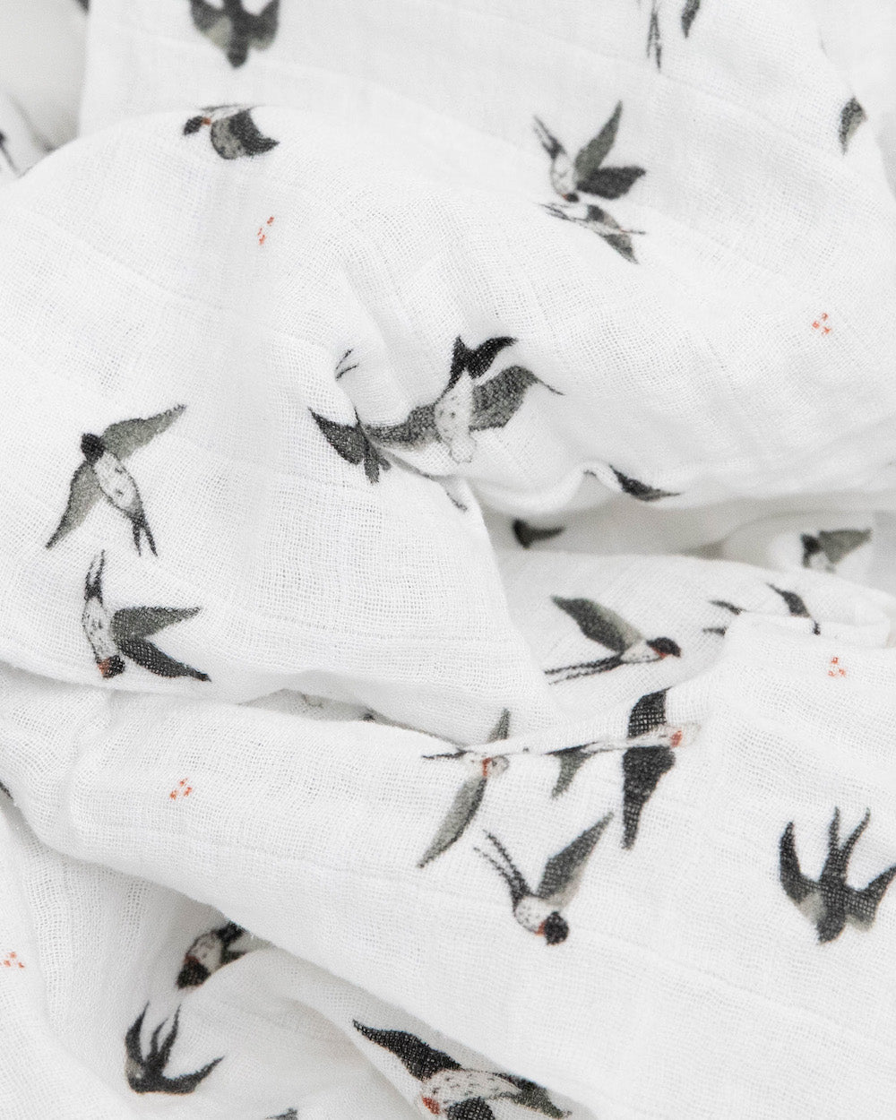 Little Unicorn Organic Cotton Muslin Swaddle Blanket 2 Pack | Swallows