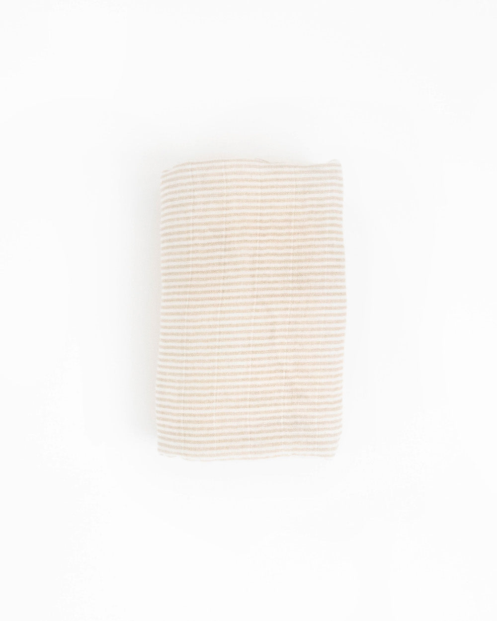 Little Unicorn Organic Cotton Muslin Swaddle Blanket | Sand Stripe