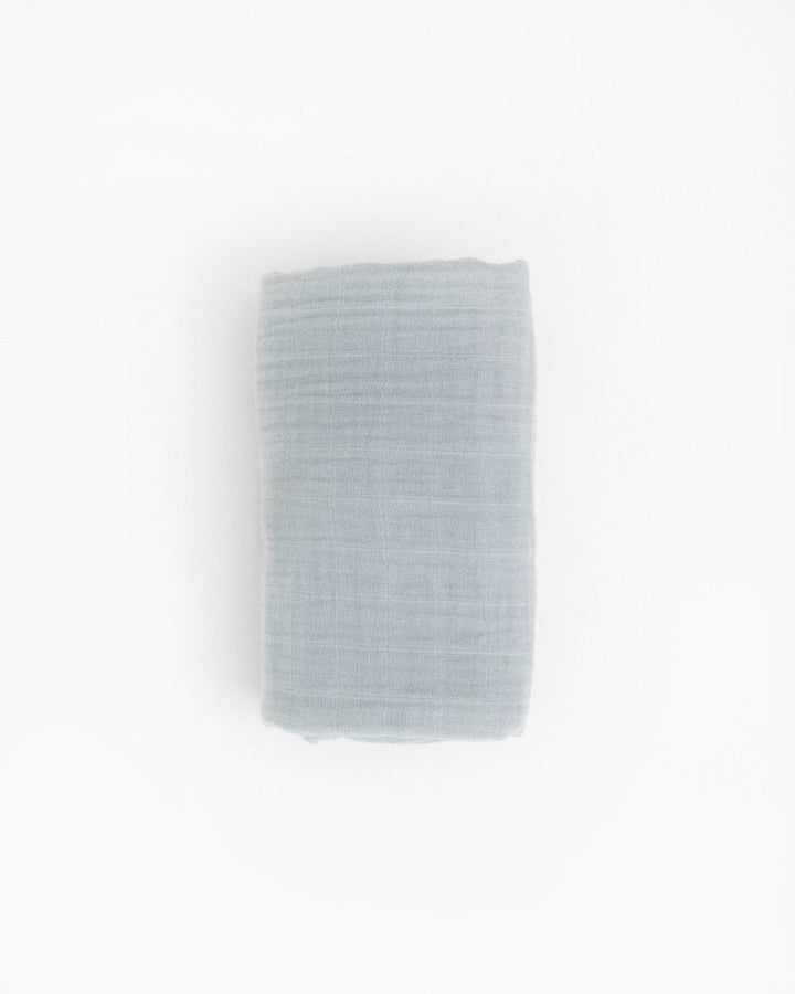 Little Unicorn Organic Cotton Muslin Swaddle Blanket | White Sage
