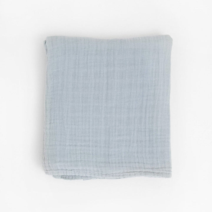 Little Unicorn Organic Cotton Muslin Swaddle Blanket | White Sage