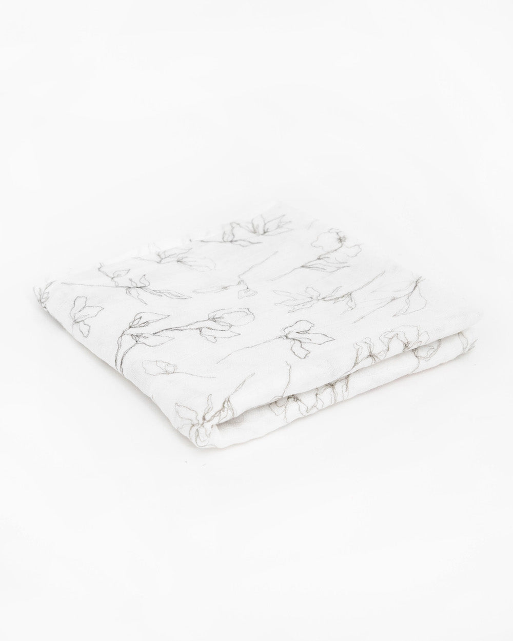 Little Unicorn Organic Cotton Muslin Swaddle Blanket | Pencil Floral