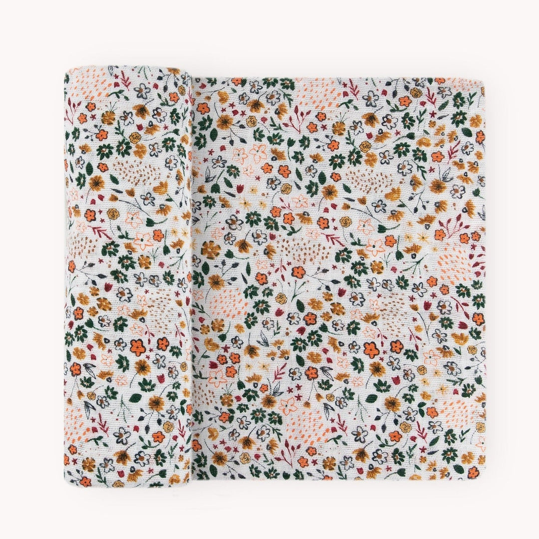 Little Unicorn Cotton Muslin Swaddle Blanket | Pressed Petals