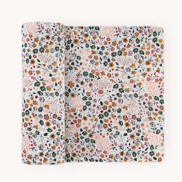 Little Unicorn Cotton Muslin Swaddle Blanket | Pressed Petals