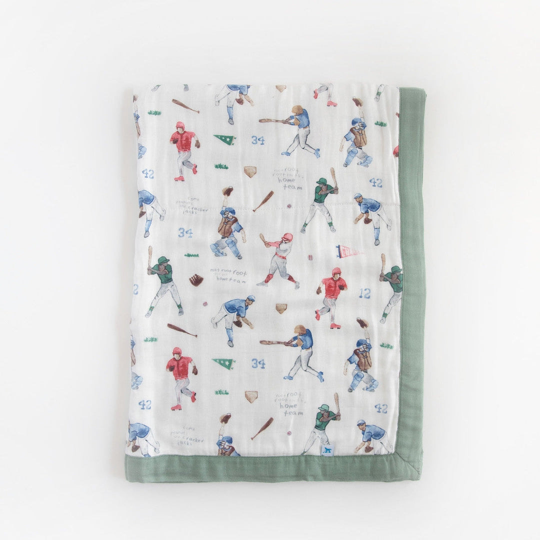 Little Unicorn Deluxe Muslin Baby Quilt | Home Run